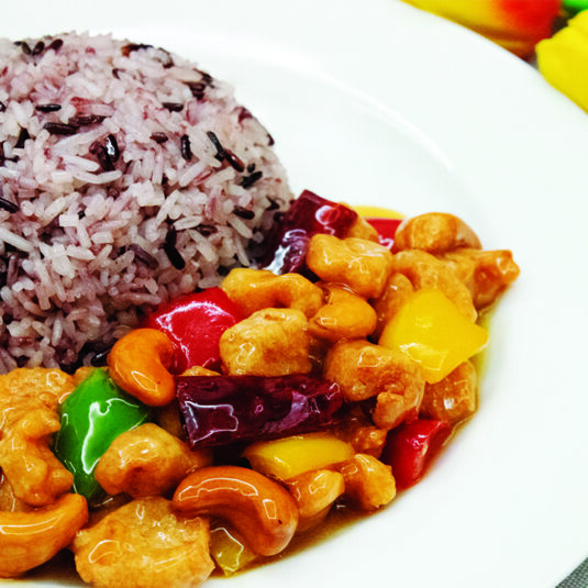 Stir-Fried Soy Ptotein with Cashew Nuts